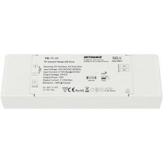 Dimmer e alimentatore per stip e moduli LED 24Volt (75WATT)