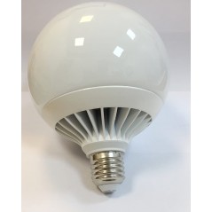 Lampada E27 Globo 15W Led luce bianca calda 3000k°