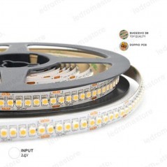 Striscia LED 2835 Alta luminosità luce bianca 24Volt MAX 240 WATT IP20 o IP65