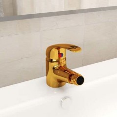 Rubinetto miscelatore basso monocomando oro per bidet