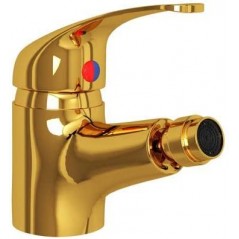 Rubinetto miscelatore basso monocomando oro per bidet