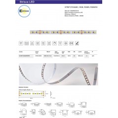 Unica Strip led dimmerabile bianca calda naturale o fredda (Strip)