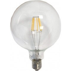 Lampada LED GLOBO 8W effetto Vintage G125 E27 220 Vac Filamento LED