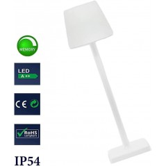 Lampada senza cavo LED ricaricabile MADE IN ITALY 4Watt (Bianca)